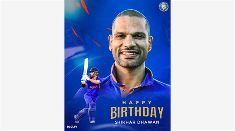 Happy Birthday Shikhar Dhawan Netizens Extend Wishes As Cricketer