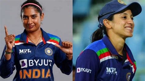 Smriti Mandhana Slips Four Places Mithali Raj Static At Second Spot In