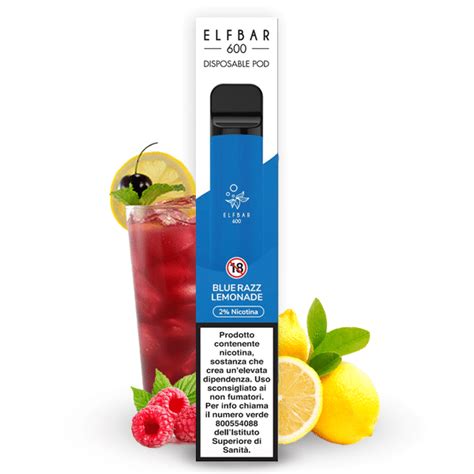 Elf Bar Blue Razz Lemonade Sigaretta Elettronica Usa E Getta Linea