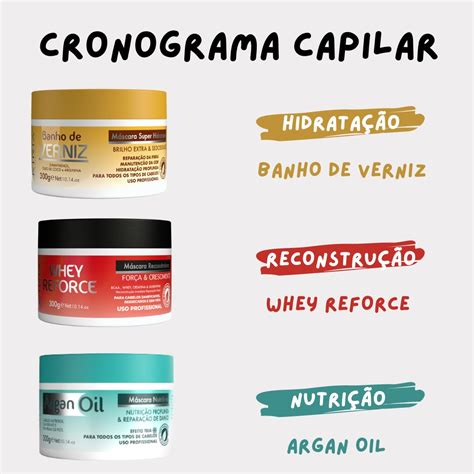 Kit Cronograma Capilar Kiria Hair Professional