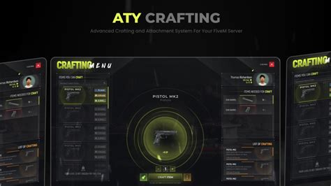 QB ESX Advanced Crafting Attachment Script FiveM Releases Cfx