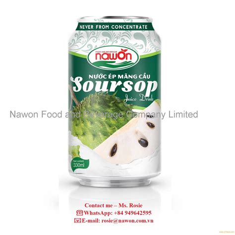 330ml Nawon Soursop Juice Drink Not From Concentratevietnam Nawon