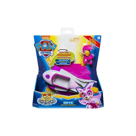 Paw Patrol Mighty Pups Charged Up Skye’s Deluxe Vehicle With Lights And Sounds Mängufiguurid