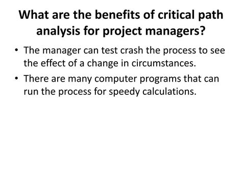 PPT - PROJECT MANAGEMENT Network or Critical Path Analysis PowerPoint ...