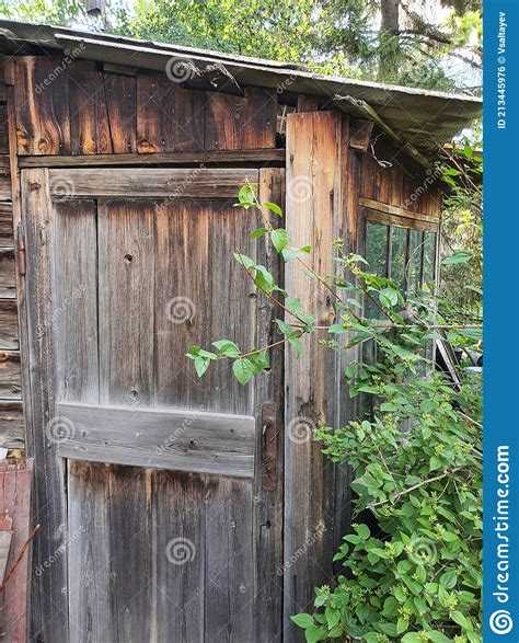 Velha Porta De Madeira De Uma Casa Abandonada Foto De Stock Imagem De