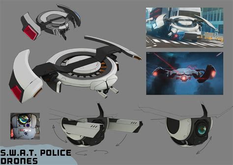 S.W.A.T. Police Drones | Drones concept, Drone design, Space ship ...