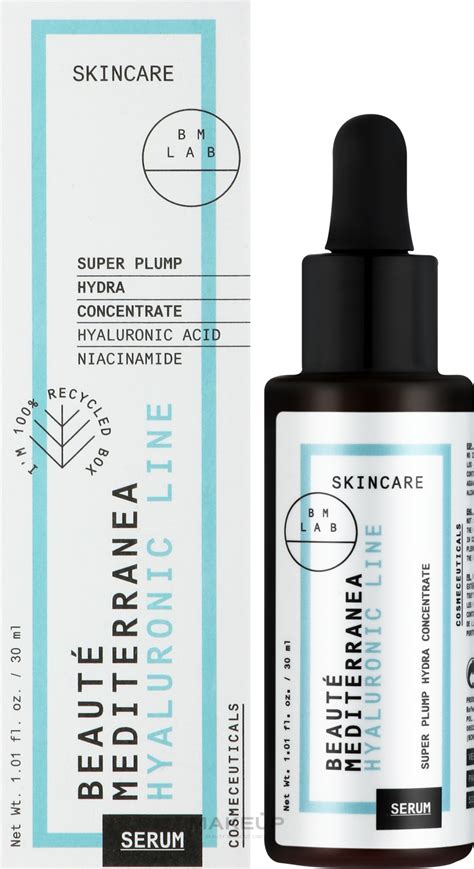 Sérum à l acide hyaluronique pour visage Beaute Mediterranea Super