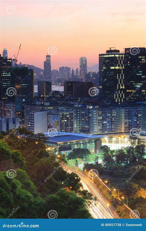 View Of City At Tseung Kwan O Road Editorial Stock Photo Image Of