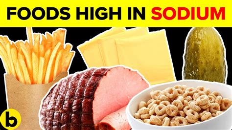 15 Foods High In Sodium And What You Should Eat Instead Youtube