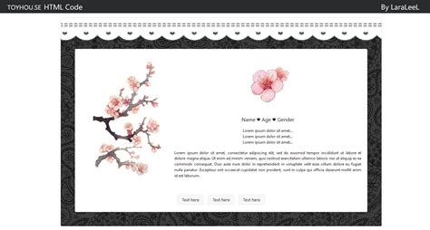 Toyhouse Profile Templates