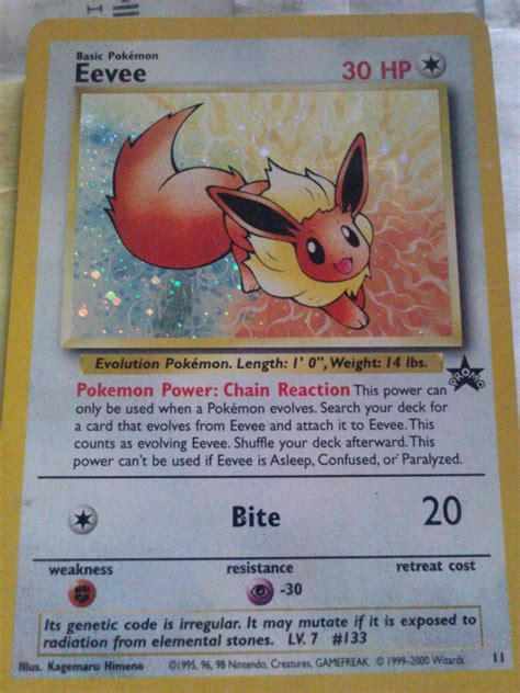 I found this promo shiny eevee card while cleaning, anyone know what it's from? : r/pokemon