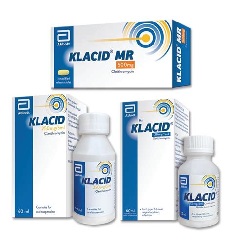 Klacid/Klacid MR Dosage/Direction for Use | MIMS Malaysia