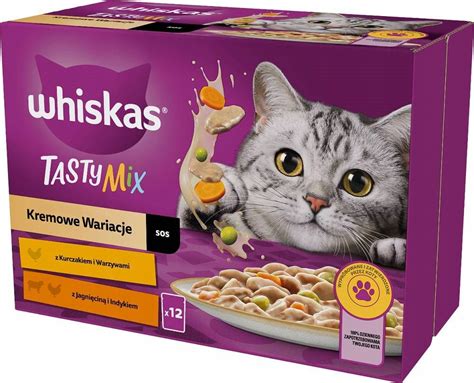 WHISKAS Saszetki Mix W Sosie 12x85g Karma Dla Kota 14445535077 Allegro Pl