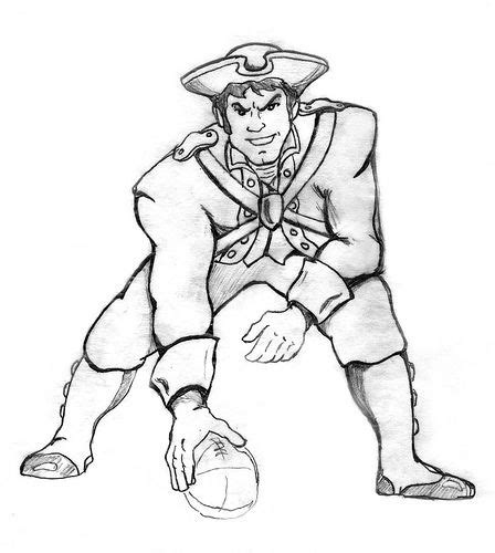 Old Patriots Logo Coloring Page Clip Art Library