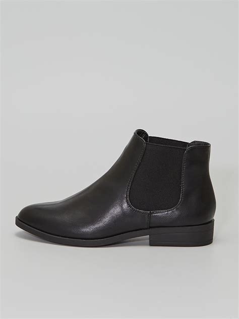 Boots Type Chelsea Noir Kiabi