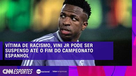 Vítima de racismo Vini Jr pode ser suspenso até o fim do Campeonato