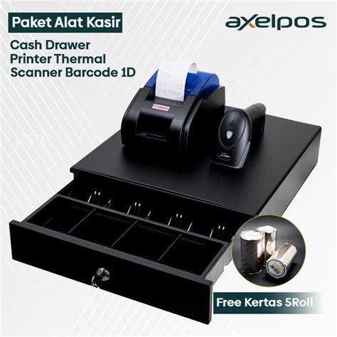 Jual Paket Alat Kasir I Cash Drawer I Printer Bluetooth I Scanner