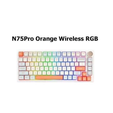 VGN N75 Pro Customized Keyboard Wireless The Three Mode RGB Backlight Hot Plug Mechanical