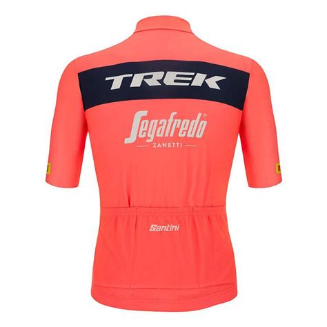 Santini Maillot Manga Corta Trek Segafredo 2022 Blanco Bikeinn