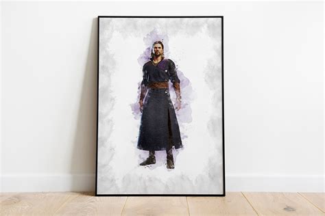 BALDUR'S GATE POSTER Gale Poster Video Game Poster Digital Art Printable Art Wall Art Watercolor ...