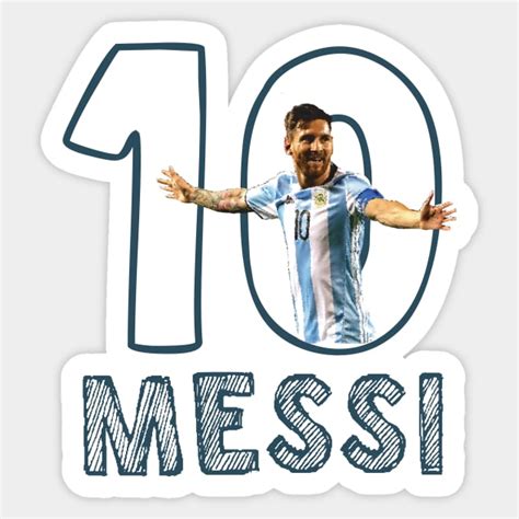 Lionel Messi - Messi - Sticker | TeePublic