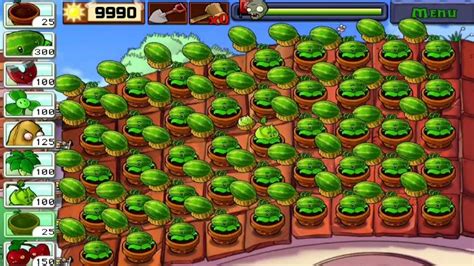 Plants Vs Zombies Roof Flags Completed Pvz Gameplay The Battle