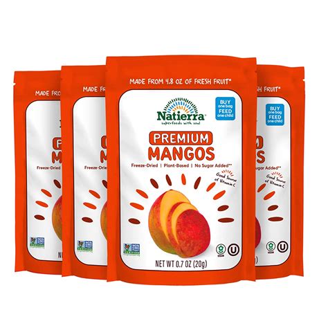 Amazon Natierra Premium Freeze Dried Mango Non Gmo Vegan