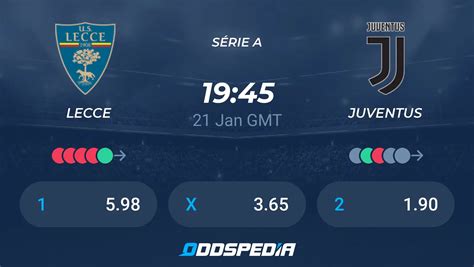 Lecce X Juventus Placar Ao Vivo Palpites Estat Sticas Odds