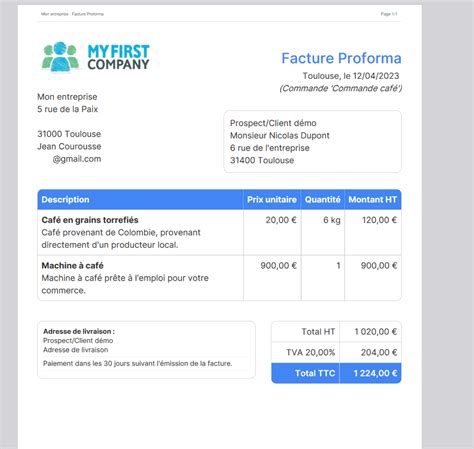 Comment Faire Une Facture Proforma Blog Axonaut
