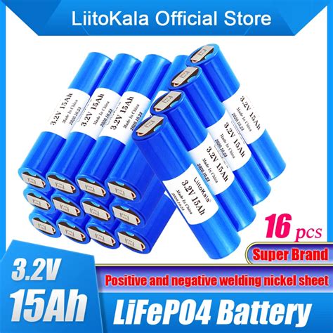 Veitokala Batteries Au Lithium Lifepo V Ah V Cellules V