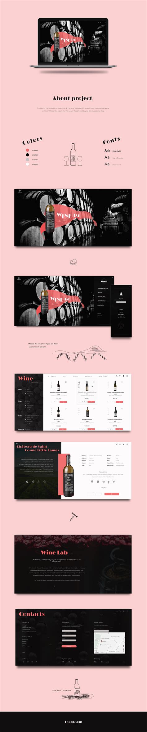 Wine Lab on Behance