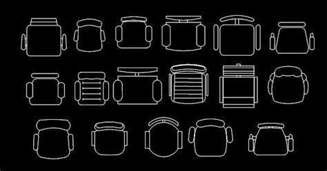 Bloques Autocad De Sillas Dwg En Planta D Dwgautocad