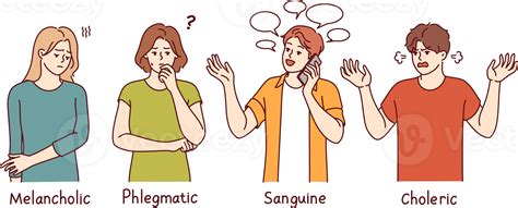 People With Different Types Of Temperament With Signatures Melancholic