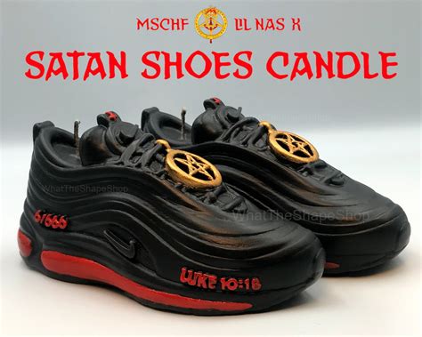 Satan Shoes Candle MSCHF Lil Nas X 666 Sneaker Candle - Etsy