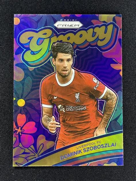 Panini Prizm Premier League Dominik Szoboszlai Groovy Prizm