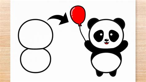 Como Desenhar Um Panda Fofo N Mero R Pido E F Cil Passo A Passo