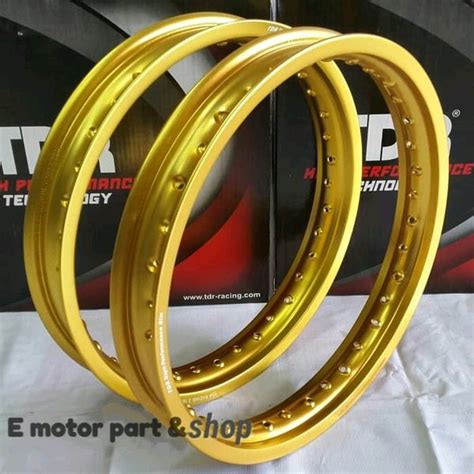 Jual Velg TDR W Shape Gold Satu Set 185 Dan 215 Di Lapak Verda Novriyan