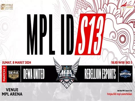 Dewa United Esports Ayo Dukung Langsung MPL ID S13 Liga Olahraga