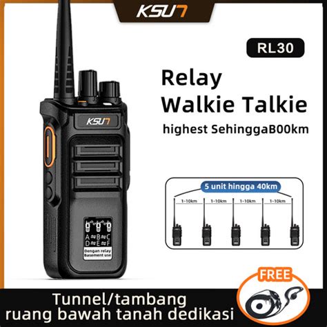 Jual Walkie Talkie Jarak Jauh 10km Stackable Walkie Talkie Jarak Jauh