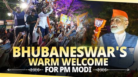 Live Pm Modi S Roadshow In Bhubaneswar Odisha Today Lok Sabha