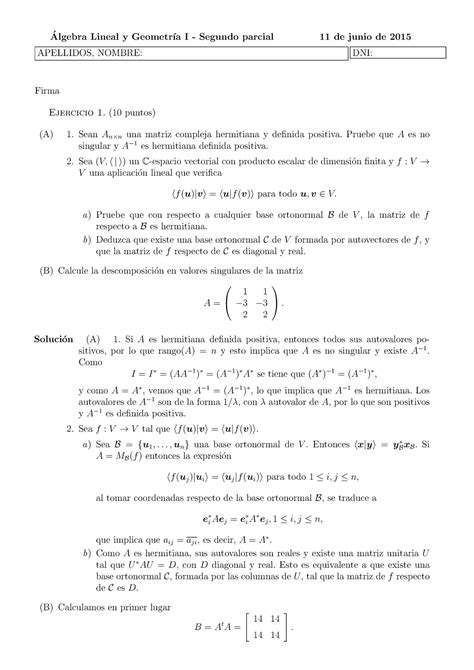 Exámen 11 Junio 2015 Preguntas Y Respuestas Segundo Parcial