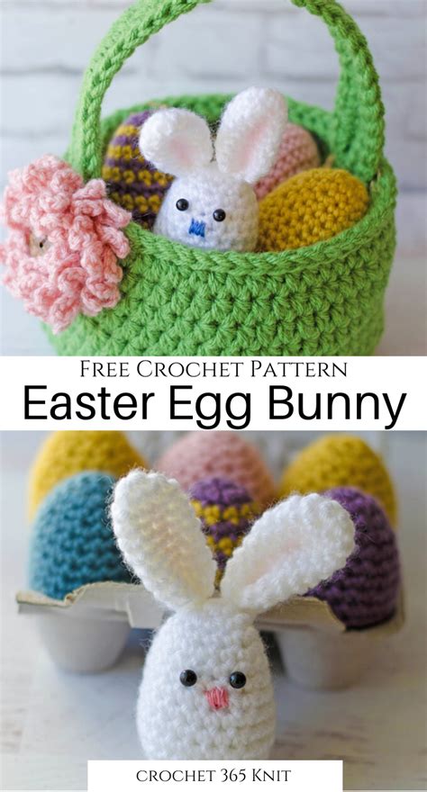 Crochet Easter Egg Bunny Crochet 365 Knit Too Artofit