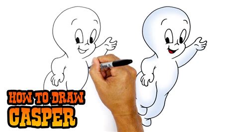 How To Draw Casper Drawing Lesson Youtube