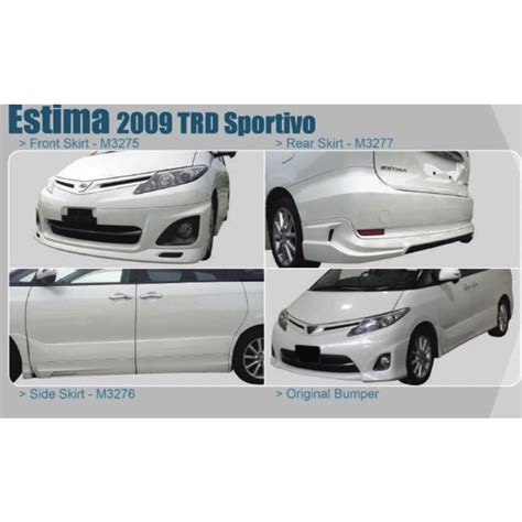 Toyota Estima Acr Trd Sportivo Bodykit Body Kit Front