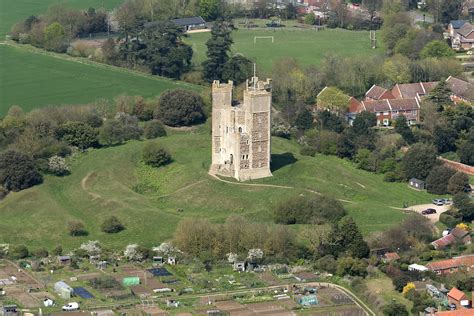 Aerial Of Orford Castle In Suffolk Orford Castle Suffolk Flickr