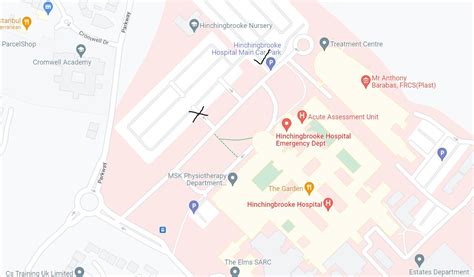 Hinchingbrooke Hospital Map Of Hospital