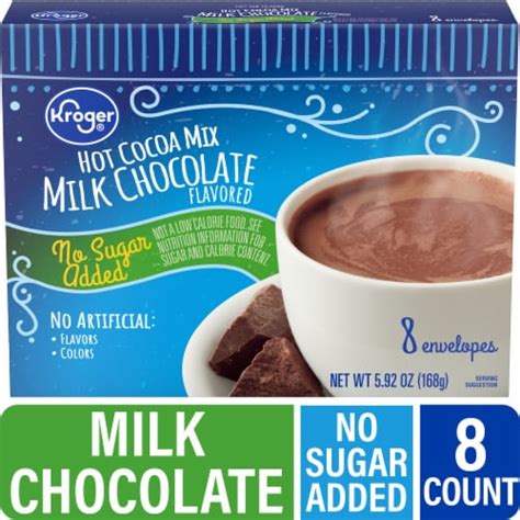 Kroger No Sugar Addedˆ Hot Cocoa Mix 8 ct 5 92 oz Kroger