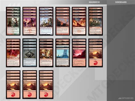 Timeless Mono Red Deck By Mtga Assistant Meta • Mtg Decks