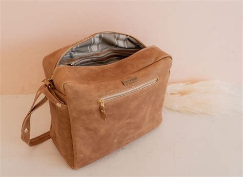 Leather Diaper Bag - Babakie