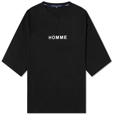 Comme Des Garçons Homme Men S Homme T Shirt In Black White Comme Des Garcons Homme